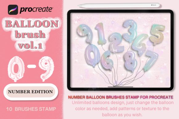 3D Balloon Stamp Brush Procreate Vol.1: A Strategic Asset for Digital Crafters and Brand Builders