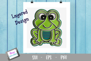 3D Layered Frog: Creative Cut Projects
