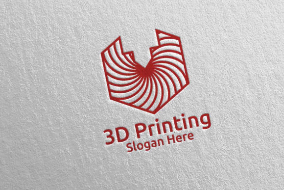 3D Printing Company Logo Design 54 for Media and Retail