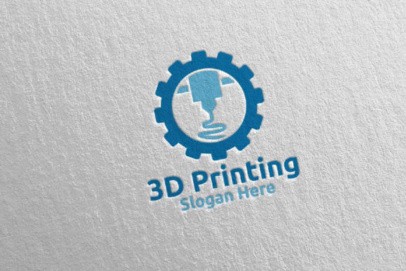 3D Printing Company Logo Design 55: A Versatile Branding Tool