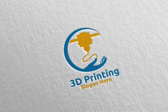 Diy 3D Printing Company Logo Design 64