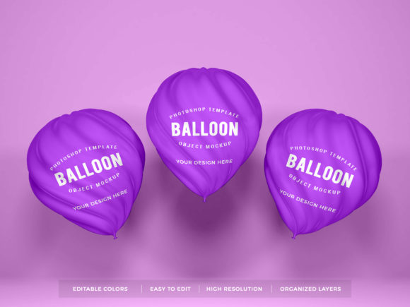 Elevating Your Design Projects with a Realistic Party Balloon Photoshop Mockup