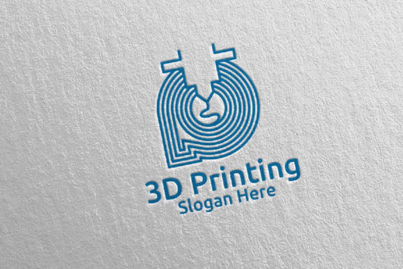 Fast 3D Printing Company Logo Design 57: A Modern Brand Identity