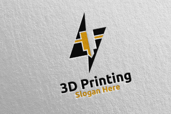 Fast 3D Printing Company Logo Design: The Ultimate Vector Template for Modern Branding