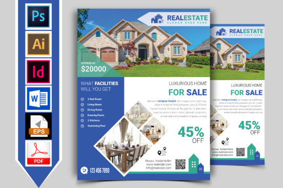 Real Estate Flyer Template Vol-03: A Strategic Tool for Professional Branding and Marketing