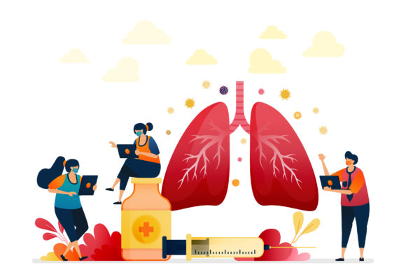 Vector of Treatment for Lung Disease: A Visual Guide